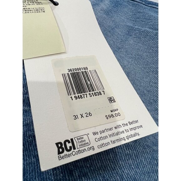 NWT LEVI'S 501 Women's Size 31 x 26 ORIGINAL CROPPED button fly JEANS MSRP $98 - Picture 11 of 15